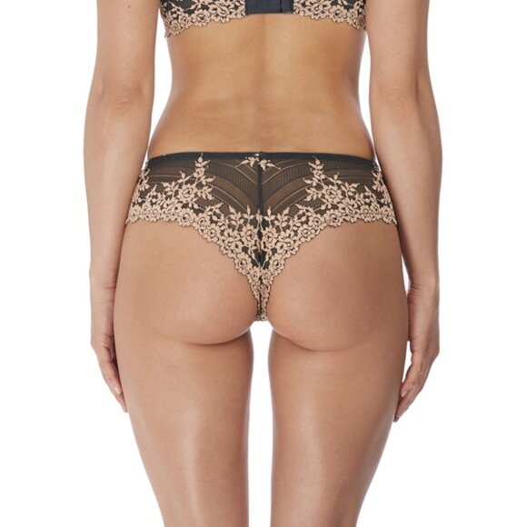 WACOAL Embrace Lace Tanga Black / Gold XL - Picture 7 of 13